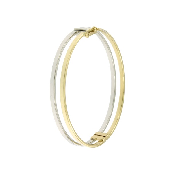 slavenarmband-open-breed-bicolor-geel-wit 