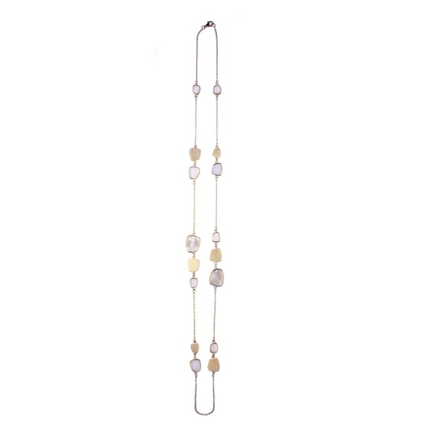 Collier-blauwe-agaat-parelmoer