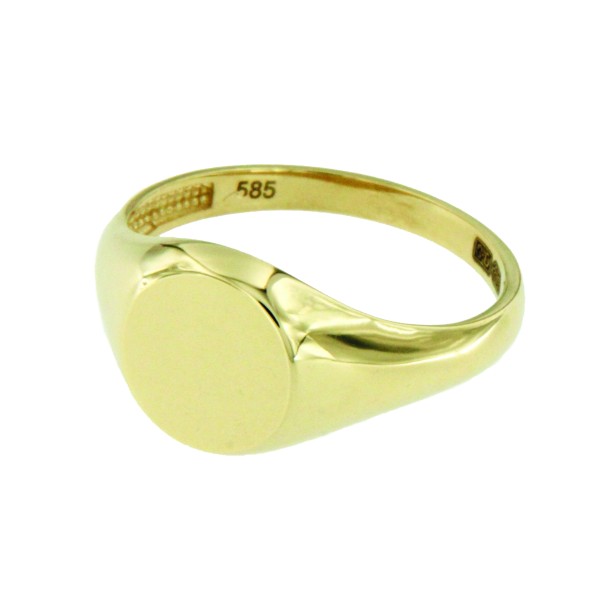 dames-zegelring-rond-pinkring-geelgoud