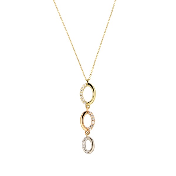 Collier-Hanger-Zirkonia-Ovaal