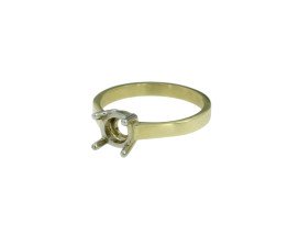 251000100-solitairring-14-karaat-bicolor-goud-vooraanzicht