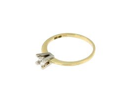 210-254019803-solitairring-14-karaat-bicolor-goud-zirkonia