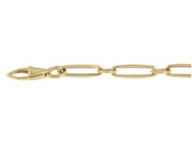 Closed For Ever met tussenoog 19,50 cm geelgoud 3,50 - 6,00 mm