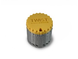 TWIST™ Jeweler's Twist Drill Bit Organizer and Dispenser by Nashef, houder voor boortjes