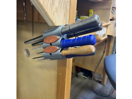 Filer™ File and Mandrel Holder and Organizer by Nashef, tribouletten en vijlenhouder