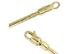 omega-rond-schroefsluiting-45-cm-1-1-mm-geelgoud