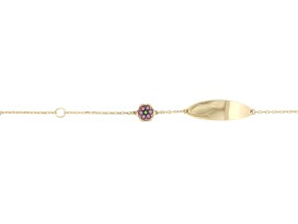 Babyplaatband 10-12 cm Bloem