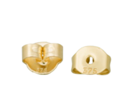 Poussettes 14 kt geelgoud