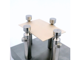Laser Orotig Open Writer plaathouders set van 4 stuks RVS