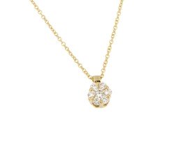 Collier-diamant-bloem