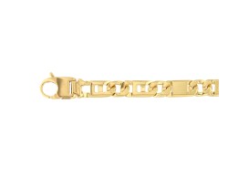 Armband 8,50 mm 21,0 cm geelgoud (VIJ0386)