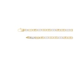 Armband 3,50 mm 21 cm geelgoud (VIJJ006)
