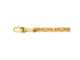 Armband 5,00 mm 21 cm geelgoud (VIJZ006)