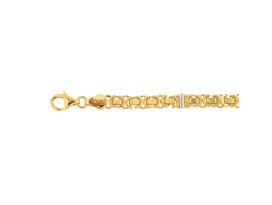 Armband 6,00 mm 21 cm geelgoud (VIJT003)