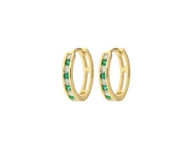 Klapcreool-zirkonia-wit-groen