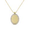 Grafeerplaat-hanger-collier-zirkonia