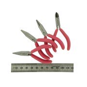 Tangen set klein roze 4 stuks