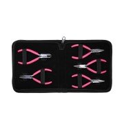 Tangen set groot roze 5 stuks