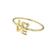 Ring 61 love geelgoud 