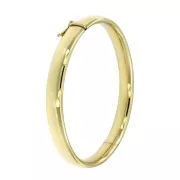 Slavenarmband geelgoud ovaal 8 mm
