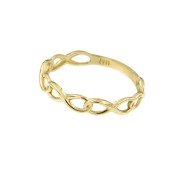 Ring 60 5X infinity geelgoud 