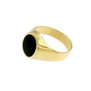 Zegelring Onyx ovaal