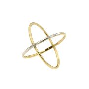 Ring 79 bicolorgoud 