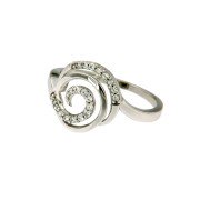 Ring 35 witgoud zirkonia
