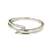 Ring 109 zirkonia witgoud 