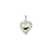 Harthanger witgoud zirkonia 13,50 mm