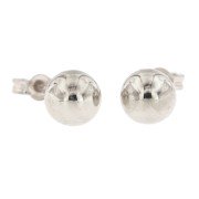 Oorknoppen 28 bal 6 mm witgoud