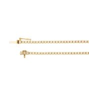 Tennisarmband diamant 2 ct geelgoud