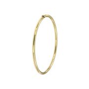 Slavenarmband geelgoud rond 3 mm