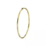 Slavenarmband geelgoud rond 3 mm