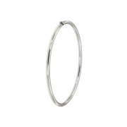 Slavenarmband witgoud rond 3 mm