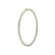 Slavenarmband vierkant 3 mm witgoud