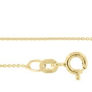 Anker collier geslepen 42-45 cm geelgoud 0,70 mm