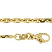 Anker colliers geslepen 60 cm geelgoud 1,60 - 2,50 mm