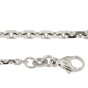 Anker collier geslepen 42-45 cm witgoud 0,70 mm