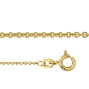 Anker colliers ongeslepen 45 cm geelgoud 0,70 - 1,50 mm