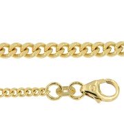 Gourmet colliers 70 cm geelgoud 1,40 - 2,70 mm