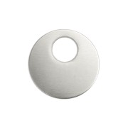 ImpressArt alkeme metaal disc met gat 6 stuks