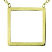 Symbol Chain '55' Vierkant open 42-45 cm