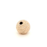 ballen gediamanteerd met 2 gaten 14k geelgoud 