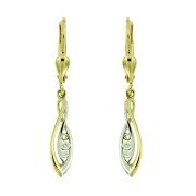 Oorhangers 10 Fantasie Druppel Zirkonia 36 mm