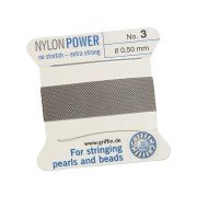Rijggaren grijs nylon