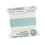 Rijggaren turkoois nylon