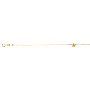 Armband diamant ster HSI 0,01 ct 18 karaat geelgoud