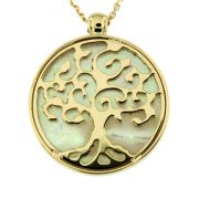 Symbol Chain '61' Tree of life Parelmoer 42-45 cm