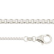Venetiaans collier 50 cm witgoud 1,00 mm
